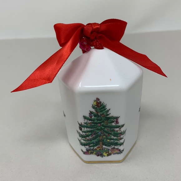 Vintage Other - Spode Christmas Tree Lantern White Bone China Ornamen used